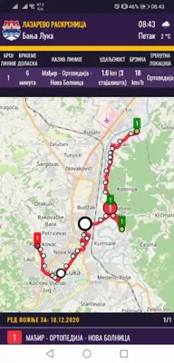 SatBUS Banja Luka android App screenshot 0